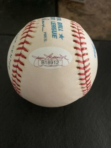 Mickey Mantle assinado/pintado de beisebol oficial com letra JSA completa - bolas de beisebol autografadas