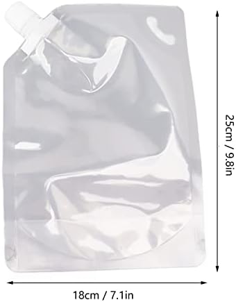 Bolsa selada de grãos, sacola de armazenamento de grãos transparentes 5pcs Handel espessada portátil Respire for Cereals for