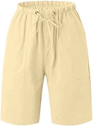 Shorts míshui para homens atléticos longos shorts casuais spring esportes de bolso de verão calças curtas de algodão