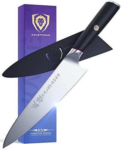 Dalstrong Phantom Series 8 Chef Knife, com 5 faca de utilidade e 4 de faca de paring