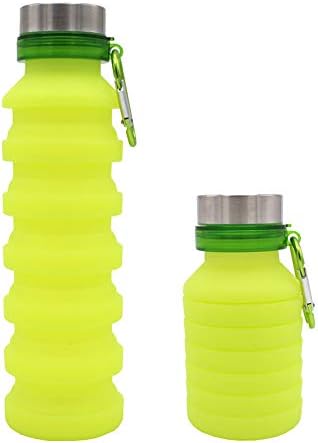 Andyshi 550ml Esporte ao ar livre Esporte portátil Silicone Water Bottle