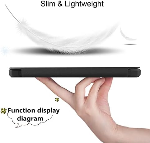 Tampoutty Kindle Paperwhite Silicone Soft Cell Cover, para 6,8 ”Kindle Paperwhite 11ª geração 2021- Caixa de couro PU+PU+TPU premium