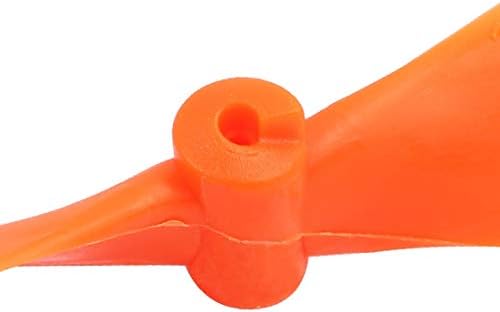 Novo LON0167 Orange Plástico em destaque RC Airplano Propultor confiável Hélice Paddle 1150 anel do adaptador de eixo