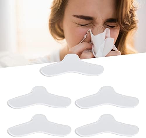 5pcs conjunto de almofadas nasais para guarda de face silicone gel nariz cofre facial tampa facial na almofada respiratória acessórios de substituição