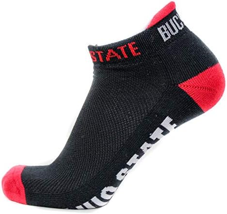 NCAA Ohio State Buckeyes Meias de Footie, um tamanho, vermelho