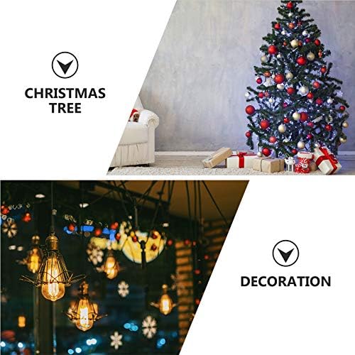 ABOOFAN 2PCS Creative Christmas Iron Bell Pingentes penduram ornamentos de sino favores de festa