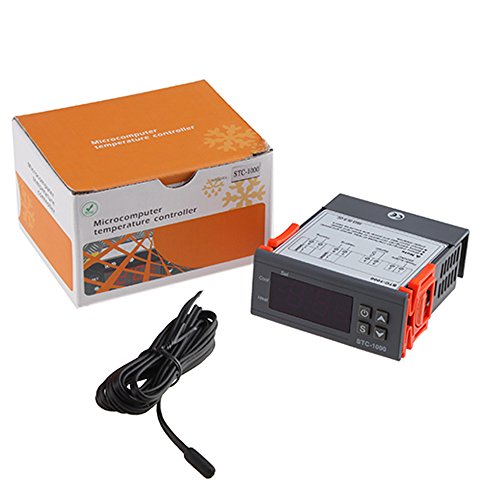 Image® Controlador de temperatura para todos os fins STC-1000 com resfriamento/aquecimento de cabo de 2m