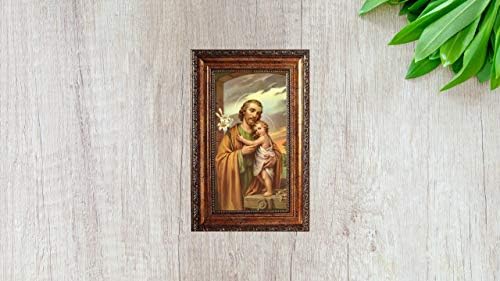 Imagem tradicional de St. Joseph - Canvas emolduradas 6 x 11