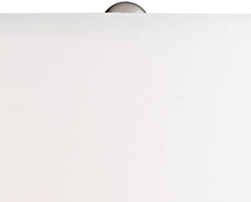 Possini Euro Design Jaime Lâmpadas de mesa modernas 26 Conjunto alto de 2 Blue Smoky Grey Swirls Art Glass White Fabric Decor