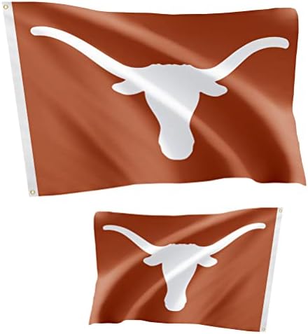 Flags da Universidade do Texas Longhorns Longhorns Ut Austin Banners poliéster interno externo 3x5