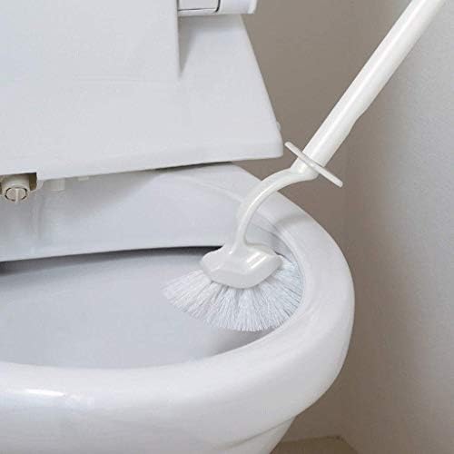 Escova de escova de vaso sanitário guojm escova de vaso sanitário, escova de vaso sanitário com escova curva e cerdas em forma de