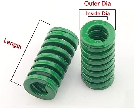 Reparos domésticos e molas diy 1pcs compressão molde mola de mola verde de estampagem pesada mola diâmetro externo 35 mm diâmetro