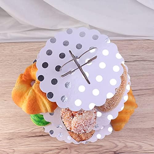 Titular de cupcakes Cabilock Cupcake Titulares de 3 camadas Round Cupcake Stand Reutiliza Stand Stand Stand Tree Tower Cupcake Stand para festa de casamento Cupcake Stand Bolo de casamento Stand Stand Stand Stand Stand Stand Stand Stand Stand Stand Stand Stand Stand Stand Stand Bolo