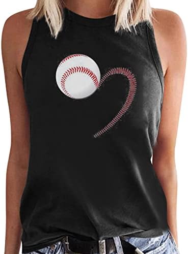 Tampas de beisebol tops para mulheres de verão sem mangas o juba