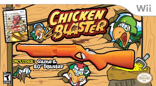 Blaster de frango com pacote de caça de blaster - Nintendo Wii