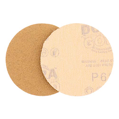 Discos de lixagem Dura -Gold 3 - 60 Placas de Backing da Grit & Hook & Loop