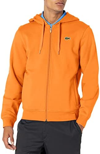 Lacoste Sport Men's Sport de manga comprida Fleece Full Zip Hoodie Sweatshirt