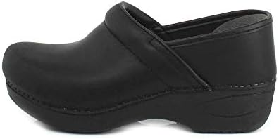 Dansko XP 2.0 Tamancos para mulheres-calçados leves resistentes ao deslizamento para conforto e apoio-ideais para profissionais de longa data, à prova d'água preta, 8,5-9 M nos EUA