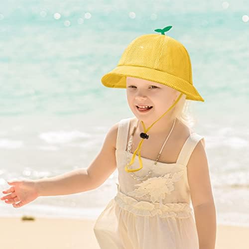 Menino de menino chapéu de sol ao ar livre com chapéu de praia largo solar chapéu de chapéu de sol do sol respirável para crianças