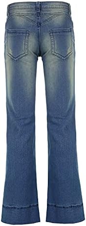 Leggings de jeans de malha míshui para mulheres jeans de cordão retro feminino jeans Jeans Jeans Jeans Jeans Jeans Jeans para mulheres