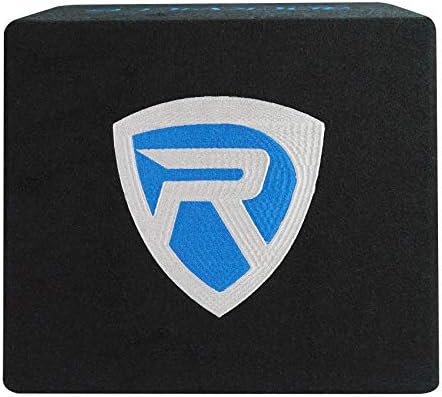 Rockville RVB10.1a 10 500W Subwoofer de carro+caixa de gabinete de sub -gabinete+kit de fio de amp