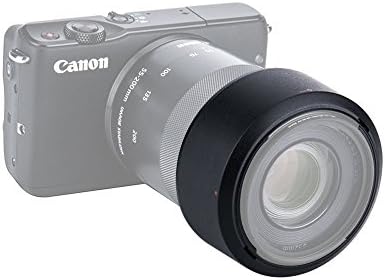 FOTGA Bayonet Reversible Lens Hood para Canon EF-M 55-200mm f/4.5-6.3 é a substituição de lente STM ET-54B