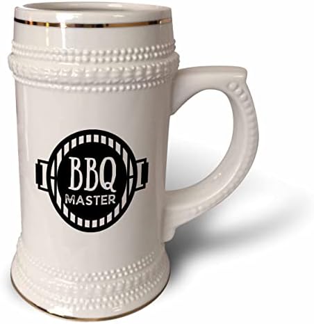 3drose Rosette - BBQ Life - Mestre de churrasco - 22oz de caneca