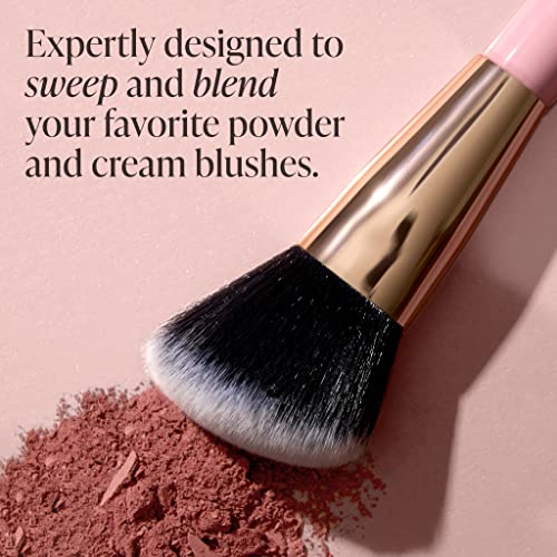 Mally Beauty - Shimmer, Shape & Glow Plus Face Definindo Bush Stick - Rosa recém -picante + Brush de blush angular