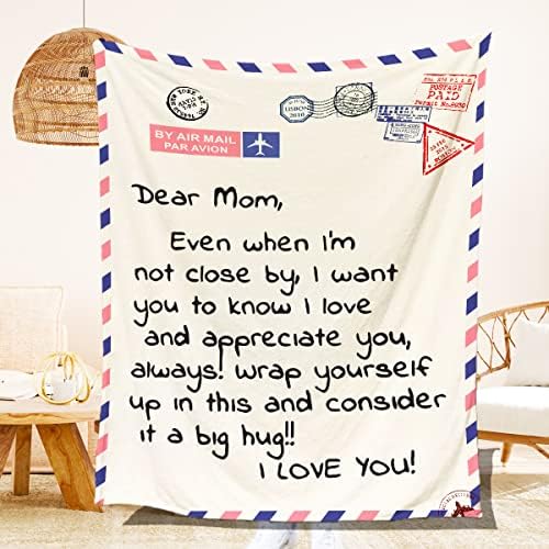 Cobertor personalizado com texto Picture Dia dos Pais Super Soft Envelope Letter Clanta de presente personalizado