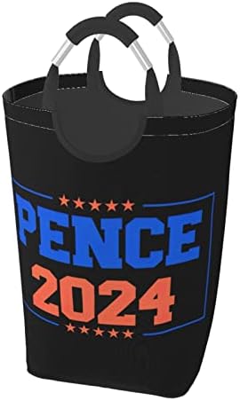 Pence para Presidente 2024 Baseball Rapa para cesto de armazenamento Breathing Rous