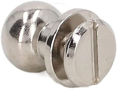 50pcs metal parafusos chicago parafuso redonda de couro de couro arbetes de arbetes de garanhão de estilo punk arbetes de couro