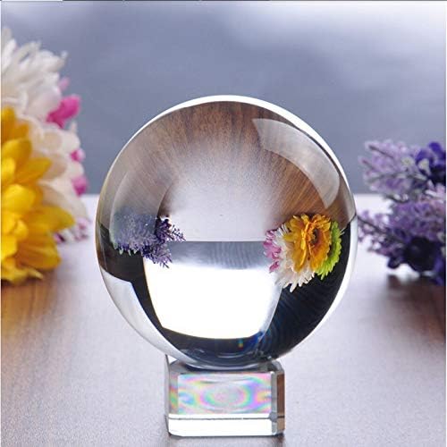 Zamtac 10pcs/lote 50mm Clear Cryaling Ball Glass Glass Feng Shui Sphere Crystal Ball para Decoração de Casamento Bola de Presente de
