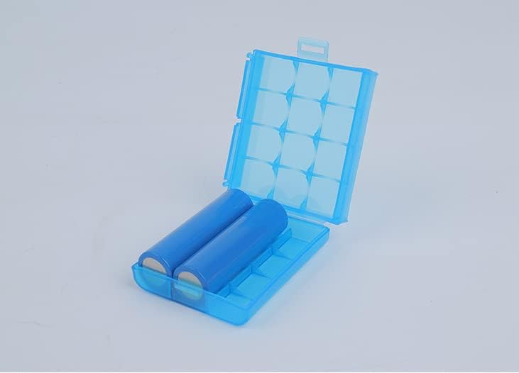 Heyiarbeit AA/AAA Armazenamento de bateria Caixa de caixa, cor azul, 1pcs