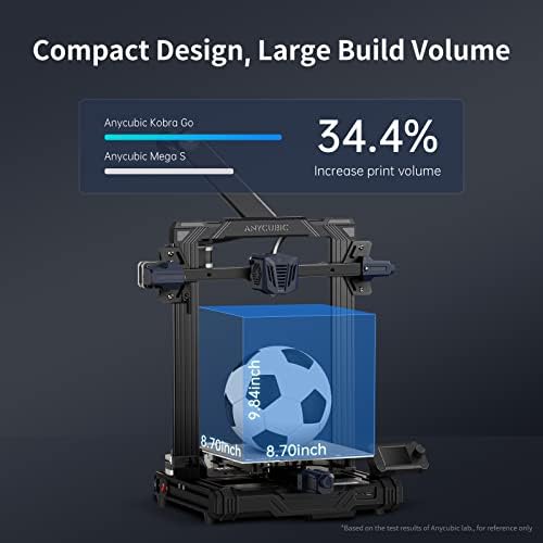 Anycubic kobra go 3d impressora nivelamento automático e pacote de filamentos de impressora 3D do PLA PLA de Anycubic