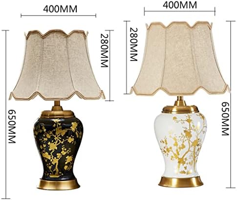 ZHAOLEI Retro Platinum Cerâmica Tabão Lâmpada Bedro Lâmpada Lâmpada Led Decoração Lâmpada Lâmpada Botão Night Light Light