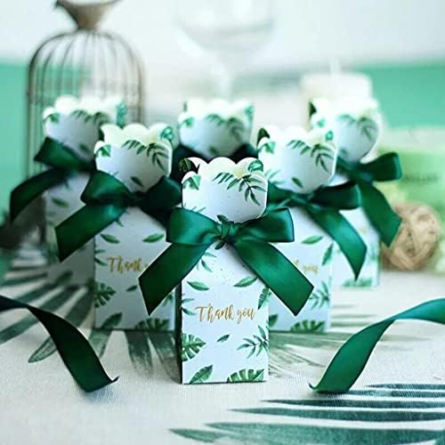 Walnut 10pcsssimple Turtle Folhe Candy Caixas de Candas de Viagem Pesquisa Papel Aniversário Casamento de Natal Favor Present Caixas