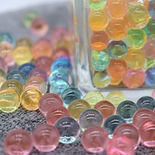 Filler de vaso de gel de contas de água, 40000 contas de cristal de alto crescimento elástico, para decoração de casamentos, mix de 9-11mm