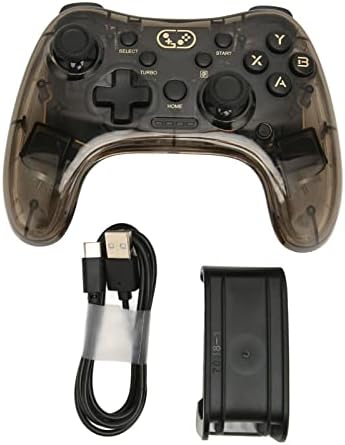 Controlador de jogo sem fio, controlador estável gamepad Motor Vibration Ergonomic Design Universal Abs para Game Comsole