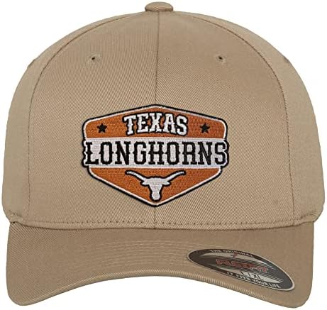 A Universidade do Texas licenciou oficialmente o Texas Longhorns Patch Flexfit Baseball Cap