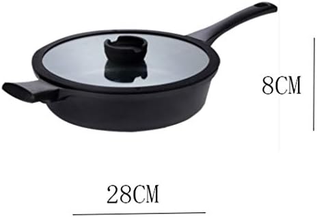 Especificação GYDCG 28 cm Fritar a casa Pan non stick panqueca pan gás panela universal