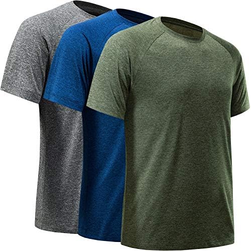 Balennz Workout Shirts for Men, umidade Wicking Quick Dry ativo atlético masculino