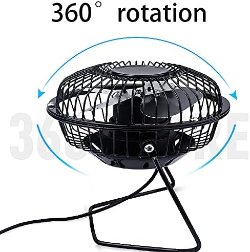 Mini ventilador, ventilador de mesa portátil, ventilador pequeno USB, circulador de ar vertical, ventilador de bateria recarregável de 3 velocidades, ventilador de resfriamento silencioso e poderoso para mantê-lo fresco no verão quente, adequado para casa, verde