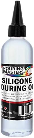 Óleo de derramamento de silicone de suprimento de arte dos EUA - 2 onças - de silicone para criação dramática de células em tinta acrílica