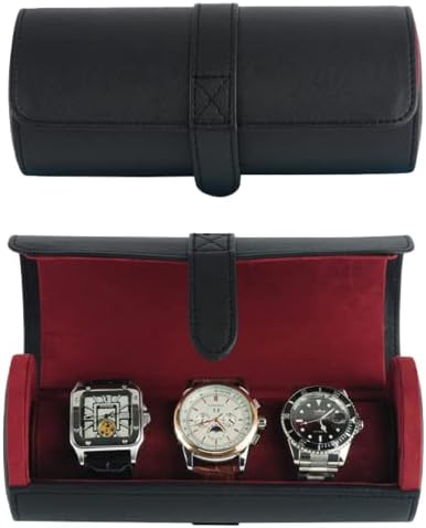 DecoreBay Executive High Class Men's Watches and Bracelets Jewelry Watch Box and Organizer