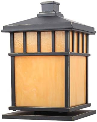 LXXSH STIGMA LAMPERAÇÃO Lâmpada de parede Quarteto ao ar livre à prova d'água e lâmpada de coluna à prova de ferrugem