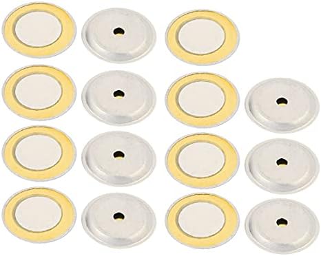 NOVO LON0167 15PCS 27MM DIA PIEZOELECTRIC CERAMICO CURZER FILME DE ALUMING CABER (15 STCKE 27MM DIA PIEZOELEKTRISCHE Keramik Kupfer Film de verão W Aluminum Abdeckung