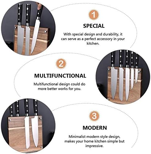 Adquirir faca de faca de madeira magnética Stands de faca de cozinha com ímãs fortes