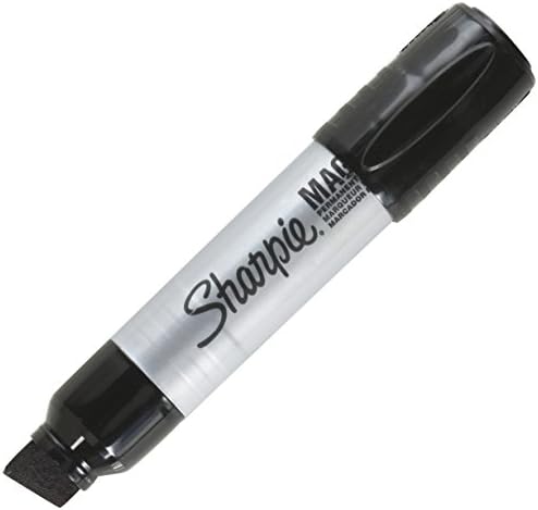 Marcadores permanentes de Sharpie Magnum preto [pacote de 6]