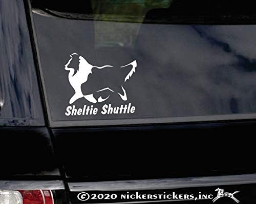 Sheltie Shelttle Vinil Janela Decalque Shetland Sheepdog Dog Sticker