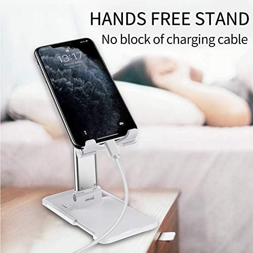 Tablet celular suporte para mesa, suporte de suporte portátil dobrável, suporte para comprimido para comprimido compatível